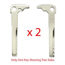 New Smart Prox Remote Key Uncut Blade Replacement for Mercedes Benz (2 Pack)
