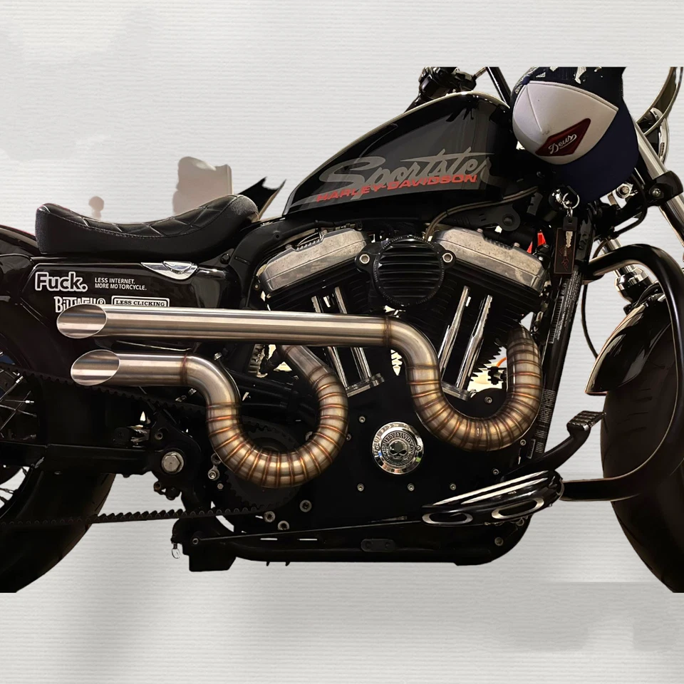 Escape Personalizado Para Harley Davidson Sportster 883 SHOT GUN Modelo Foto 3 de 3