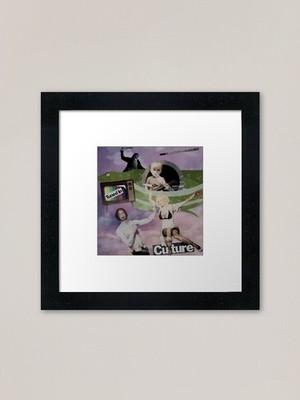 TUNE IN Gerahmter Kunstdruck Gerahmtes Wandbild Poster Leinwanddruck Bild