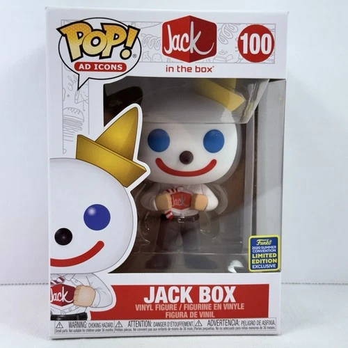Funko Pop! Ad Icons: Jack in the Box #100 - SDCC Con 2020 Limited Edition Vinyl