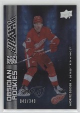 2021-22 SPx UD Black Obsidian Rookies 42/349 Moritz Seider #OR-50 1b6r