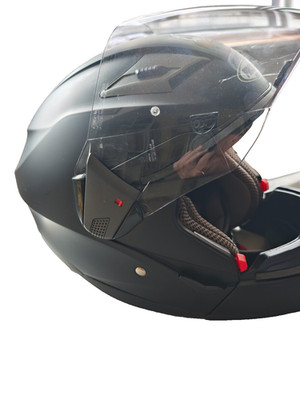 Schwarzer Motorrad Helm Probiker Größe xxl