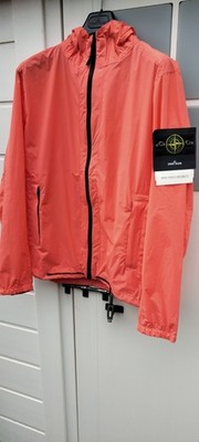 Stone Island Jacke Frühling Sommer Größe M Orange/Koralle