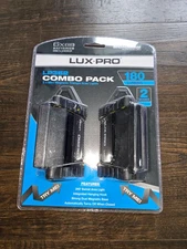 LUXPRO 2-Pack 180 Lumen Broadbeam LED Mini Triangle Area Light - NEW LP362