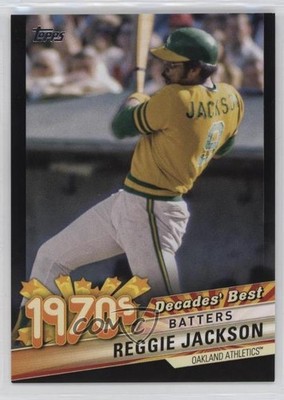 2020 Topps Decades Best Series 2 Batters Black 18/299 Reggie Jackson HOF 4z8
