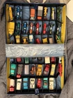 Matchbox Lesney 45 Cars Vehicles Etc Lot Carry Case Vintage Toy 1960's Estate