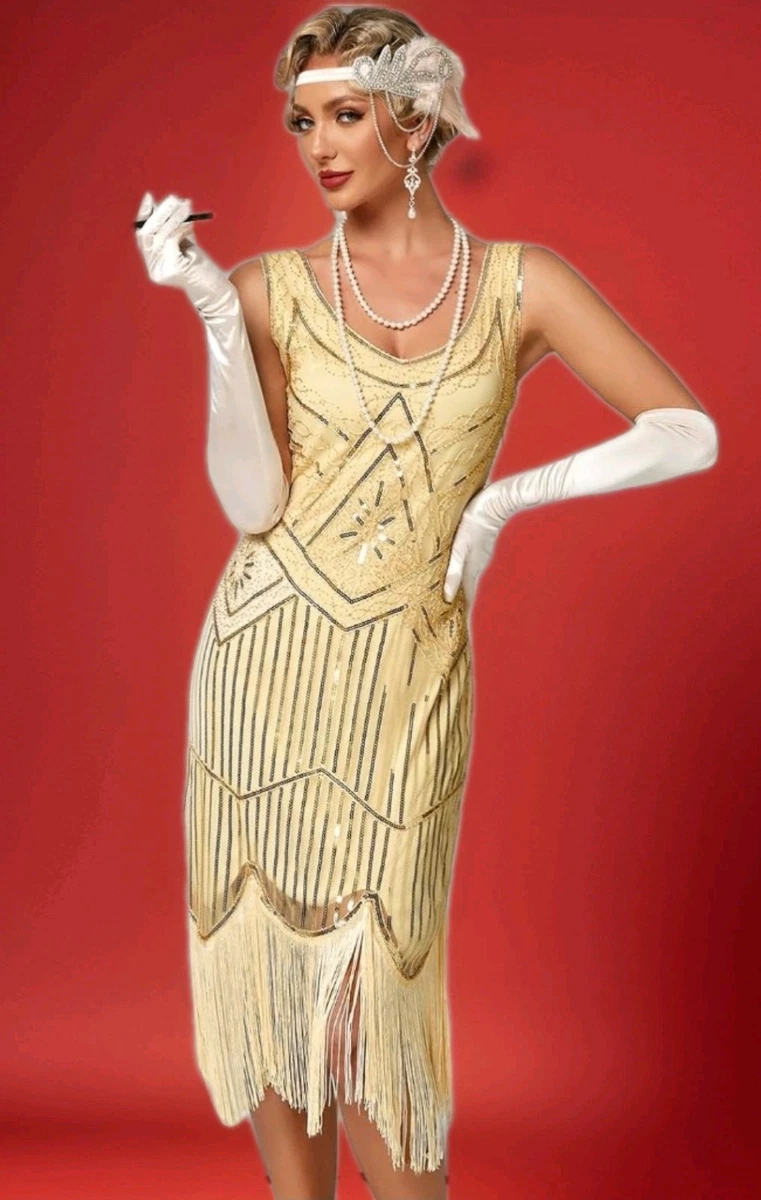gold flapper dress uk Fancy Dresses for Women for sale summer maxi dresses for women
