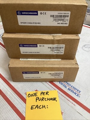 NEW Hirschmann 943 963-002 SPIDER II GIGA 5T/2S EEC Unmanaged Switch ED4U
