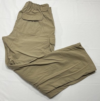 Duluth Trading Co Size L x 30 Men's DuluthFlex Dry on the Fly Pants Beige