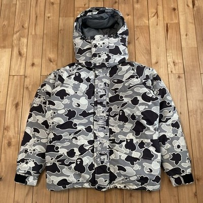 Vintage BAPE STA CAMO Hoodie Snowboard Down Jacket NIGO A Bathing