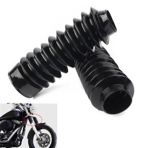 49MM Rubber Fork Cover Gaiter Gator Boot for Harley Dyna FXDF FXDB 2PCS ...