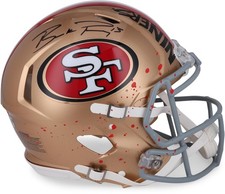Brock Purdy 49ers Signed Authentic Helmet - King Saladeen - LE #1/1 - WN55915798