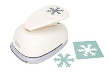 Bira Craft 2 15/16 inch Snowflake Punch, Christmas Lever Action Craft Punch