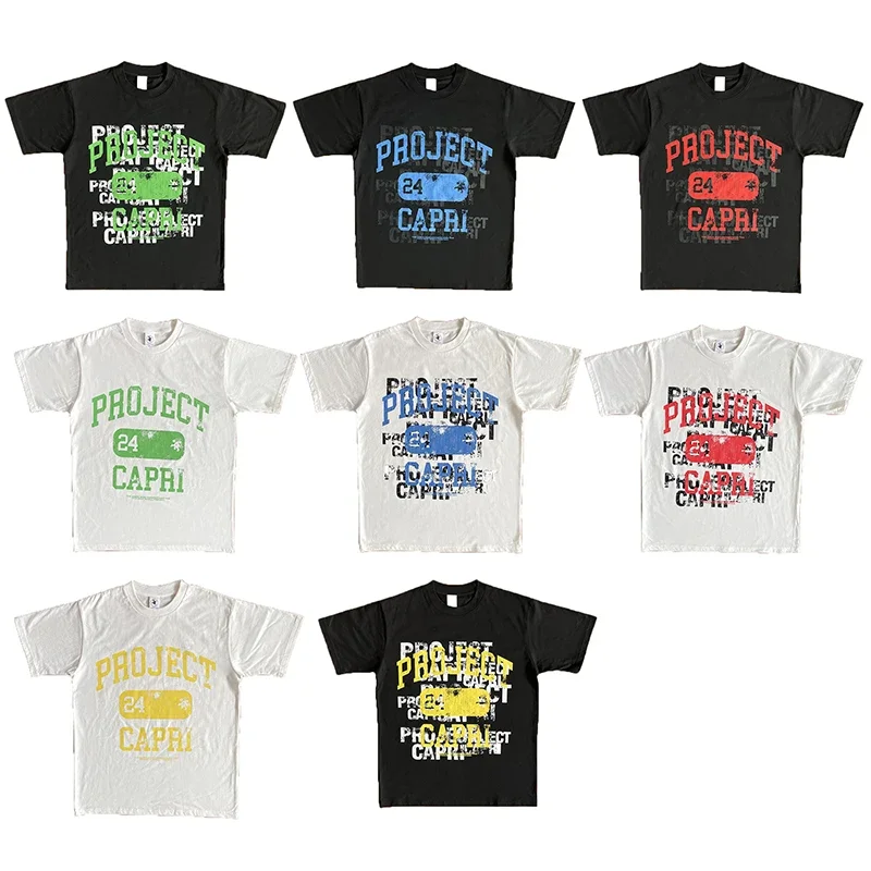 Project Capri EMERGENCY TEES' Men's Cotton Short Sleeve Relaxed