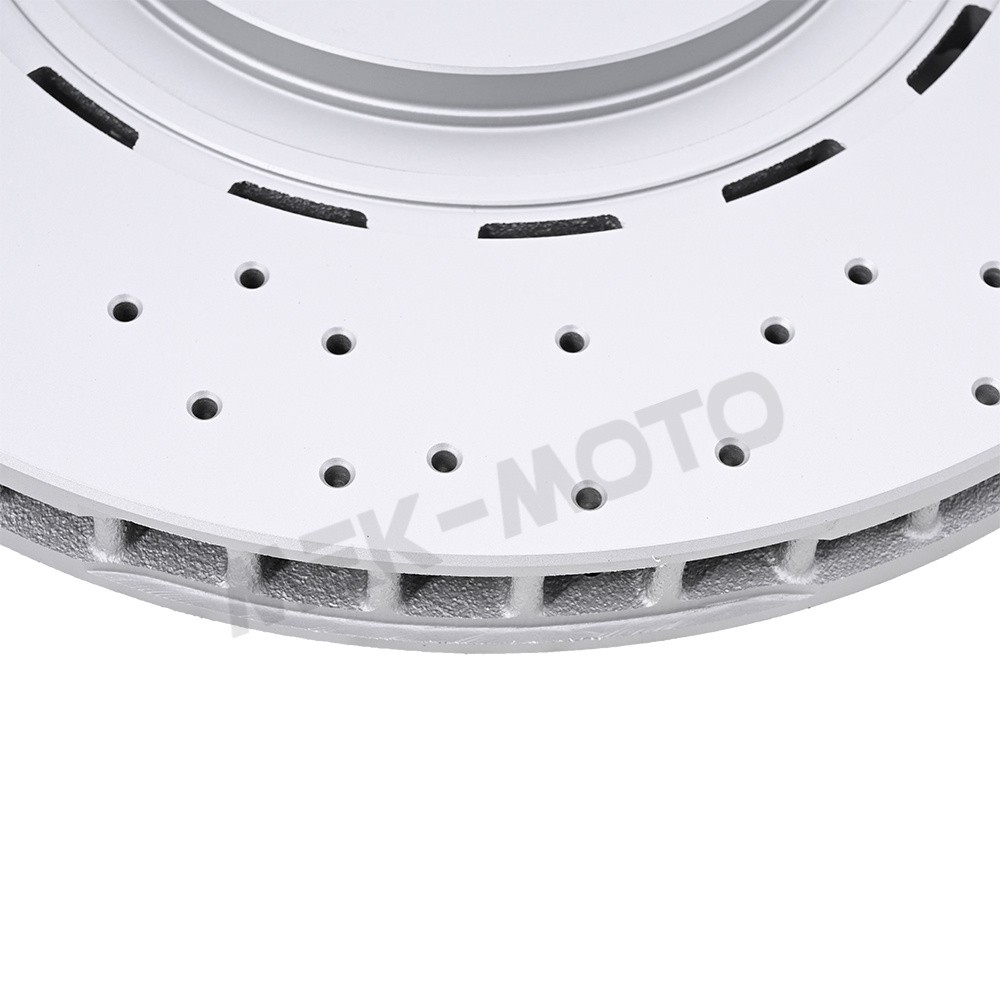 New For Maserati Levante Front Brake Pads Low Dust & Drilled Rotors 670037769