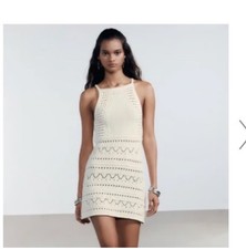 Zara Cream Mini Dress