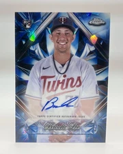 2025 Topps Chrome Sapphire - Brooks Lee - Auto Sapphire Selections SSA-BL Twins