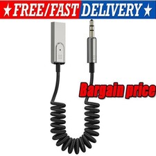 Bluetooth 5.3 to Aux Adapter for Car, USB to TRS 3.5mm Bluetooth Receiver add...