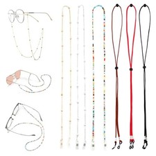 6 Pcs Glasses Chain For Women - Eye Glasses Holders Around Neck, Eyeglasses