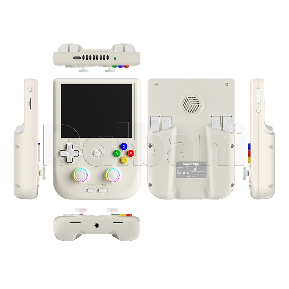 ANBERNIC RG406V ホワイト RG406V Anbernic White Retro Handheld Game Console Android 13
