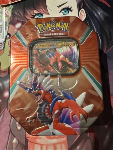 Pokemon TCG: Paldea Legends Tin: Koraidon Ex Brand New Factory Sealed - 4 Packs