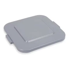 Rubbermaid Commercial Fg352700gray Brute(R) 28 Gal Trash Can Lid, Flat Gray,
