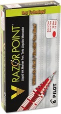 Pilot Liquid Ink VRazor Extra Fine Point Pens