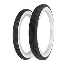 Vintage Schwinn Style Whitewall 16 X 1.75 S2 20 X 2.125 S2 Wide Slick Tire