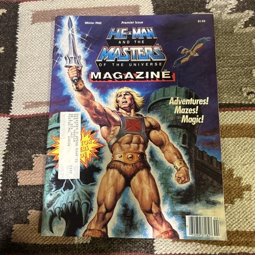 VTG MOTU He-Man Masters Of The Universe Magazine Winter 1985 Posters Inserts