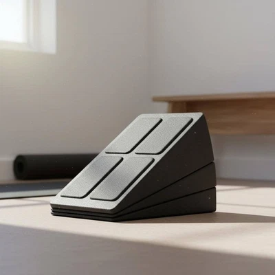 3 Pieces Calf Stretcher Slant Board Non-Slip Surface Stretching Aid for Home Gym - Bild 1 von 4