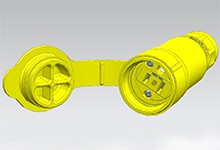 Woodhead 15W47 NEMA 5-15R Connector Cap 15A 125V PVC Electrical Accessory