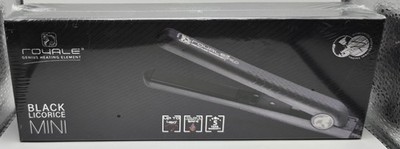 Royale Black Hair Straightener Royale Luxury Ceramic Tourmaline Floating Plate Vapor  main image 4