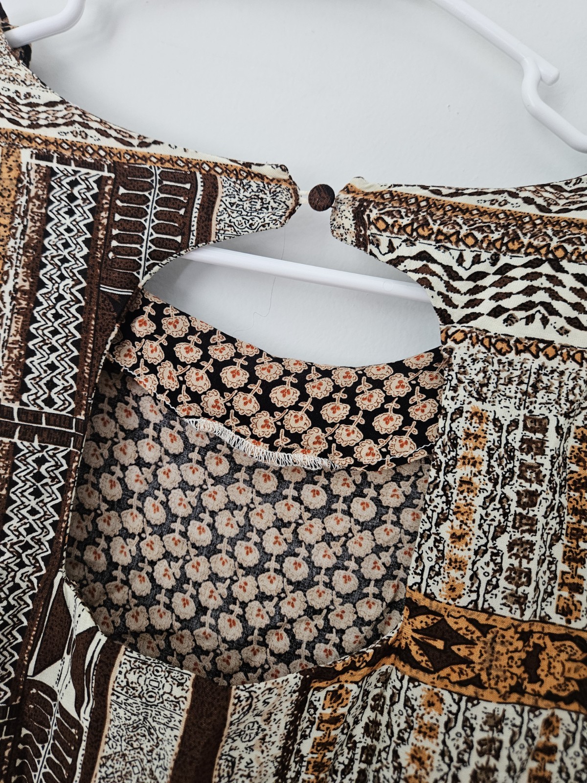 BD Collection Patchwork Shark Bite Tunic Ruffle H… - image 8