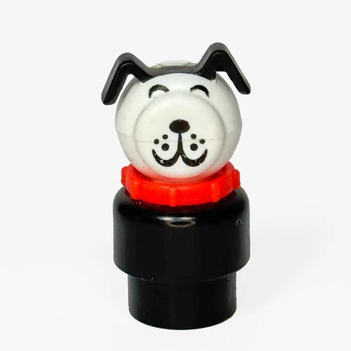 Fisher-Price Little People Animal Figure Lucky Dog Red Collar