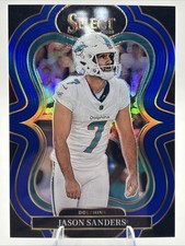 JASON SANDERS 2025 SELECT SUITE LEVEL BLUE PRIZM DOLPHINS /99 Q4274