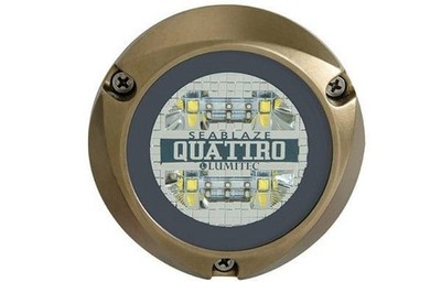 NEU LUMITEC 101511 SEABLAZE QUATTRO UNTERWASSER BLAU/WEISS MARINE LICHT