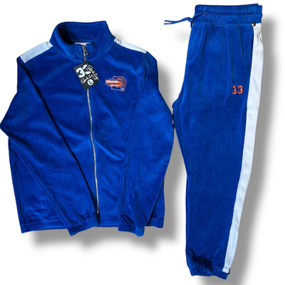 Remake NEW YORK Ewing 33 ジャージ Patrick Ewing Velour Warm Up Set NY Knicks pants Jacket New w Tags