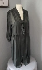 Green Tunic Wrap Dress NWT Size 8 Two Piece 