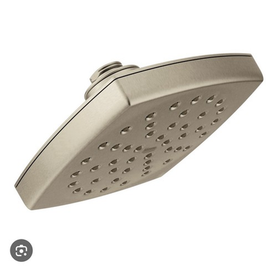 #ad #ad Moen Square Brushed Nickel High Pressure Rain Shower Head Metal Modern 6 inch $50.00