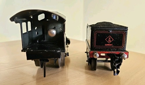 Schöne Märklin Uraltlokomotive, Spur 0 - Dampflok 2587 schwarz - Uhrwerk - Bild 8 von 11