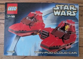 LEGO Star Wars 7119 Twin-Pod Cloud Car 99% Complete Minifigure + Manual Included