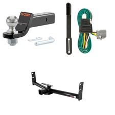 Curt Class 3 Tow Package Trailer Hitch Wiring Ball Mount - 13591 56210 45836 Curt Class 3 Tow Package Trailer Hitch Wiring Ball Mount - 13591 56210 45836
