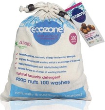 Organic Soap Nuts Laundry Detergent 300g Bag, Natural Plant-Based,
