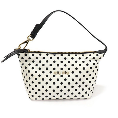 Miu Miu White Nylon Spirit Print Puff Mini Shoulder Bag Miu Miu White Nylon Spirit Print Puff Mini Shoulder Bag