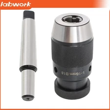 1-16mm  Keyless Precision Self Tighten Lathe Drill Chuck+Taper Arbor  MT2/MT3-B1