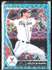 2021 Panini Prizm Draft Picks #PDP145 Griff McGarry Carolina Blue Velocity Prizm