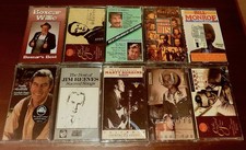 Vintage Country Music CASSETTES Lot of 10 New Sealed Jim Reeves.Marty Robbins 
