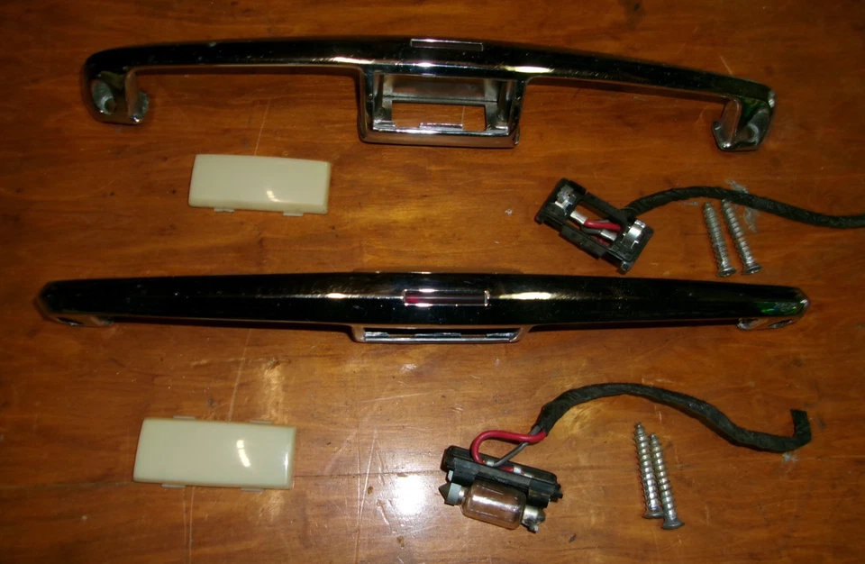 1963 Cadillac Eldorado + Fleetwood Interior Cromado Porta Puxa Original OEM - Imagem 2 de 4