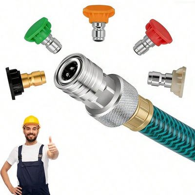 #ad Garden Hose to Mini Power Washer Adapter 3 4 GHT to 1 4quot; Stainless Steel $16.71