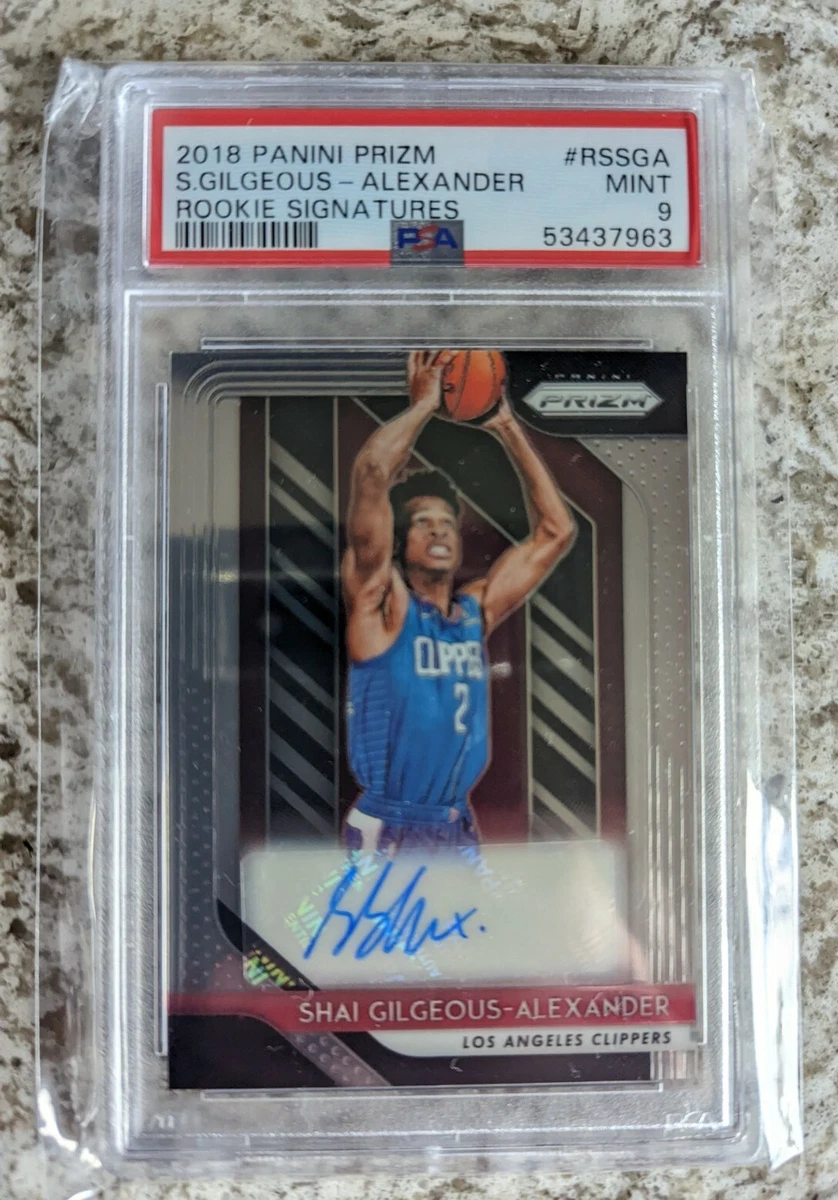2018-19 Prizm SHAI GILGEOUS-ALEXANDER Rookie Signatures RC Auto